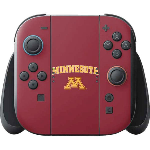 University of Minnesota Collegiate Text Nintendo Switch 2 (2025) with Joy-Con Skin